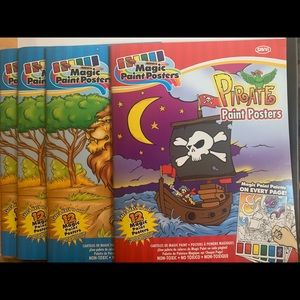 4 MAGIC PAINT Books